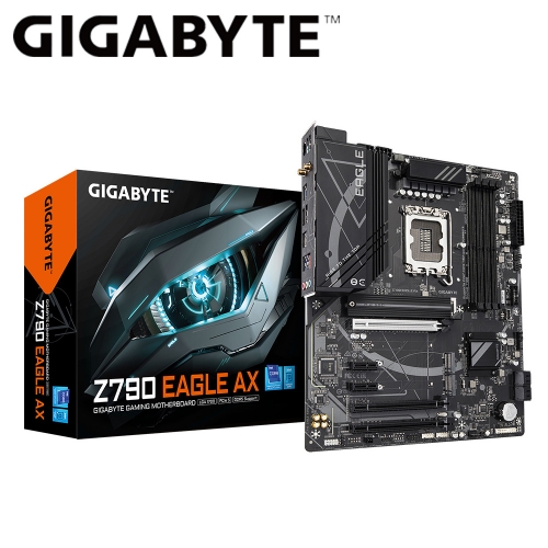抗漲搭機價!!!技嘉 Z790 EAGLE AX (ATX/3xM.2/4xSATA/Realtek 2.5G/Wi-Fi 6E/1H1DP/註4年)