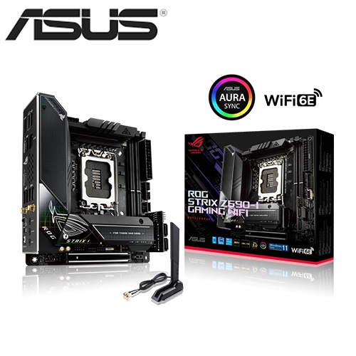 ASUS ROG STRIX Z690-I GAMING WIFI(Mini-ITX/1H/Intel 2.5G+Wi-Fi 6E)