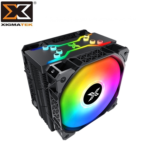Xigmatek AIR-KILLER PRO 幻彩ARGB散熱器 (支援LGA1700/ARGB/高15.5/TDP:190W)