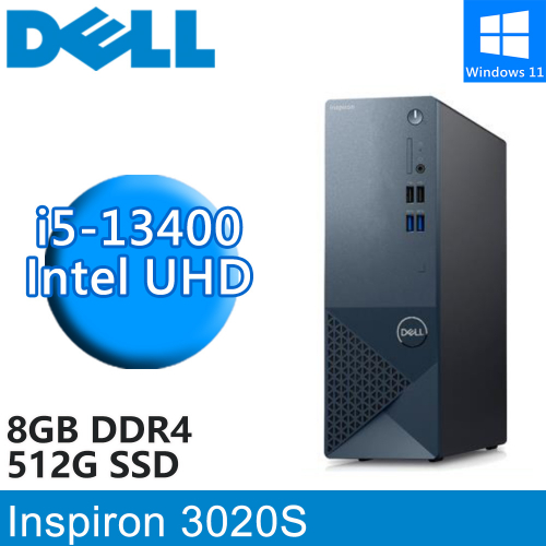 DELL Inspiron 3020S-R1508BTW(i5-13400/8G DDR4/512G PCIE/W11)