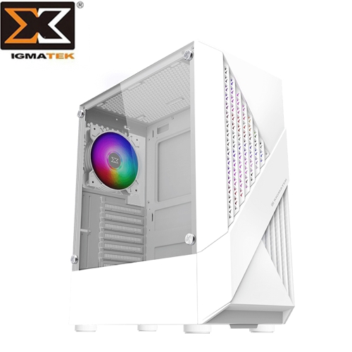 Xigmatek Infinity Arctic RGB 白(ATX/USB3.0x1/USB2.0x2/RGB Fan*4/顯卡長31cm)