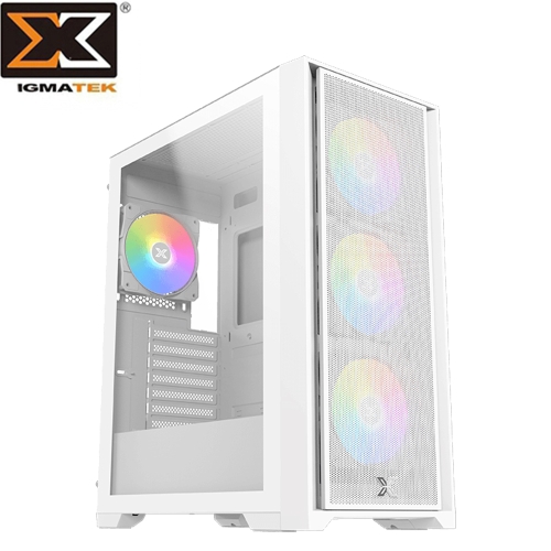 Xigmatek  GXE-A2 Pro WH 白 E-ATX/拉式玻璃側板/2xU21xU31xTpye-C/4xARGB Fan