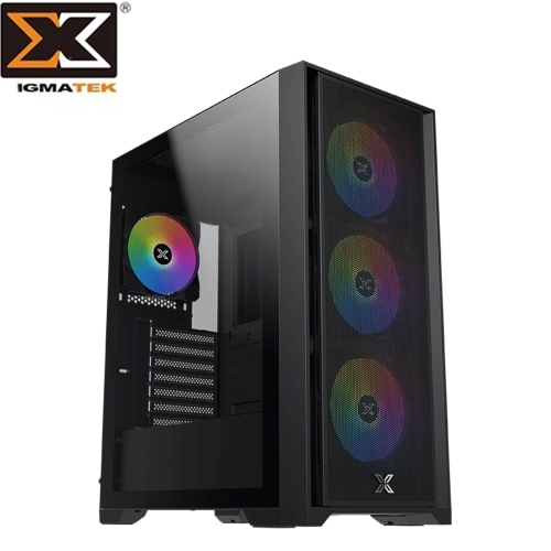 Xigmatek  GXE-A2 Pro E-ATX/拉式玻璃側板/2xU21xU31xTpye-C/4xARGB Fan